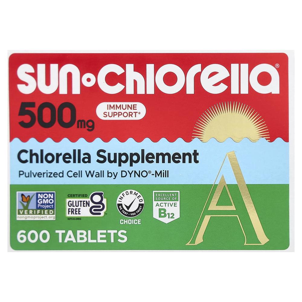 Sun Chlorella <b>클로렐라 500mg</b> 600정