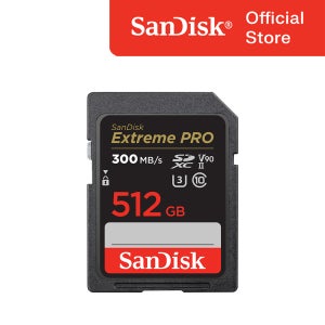 SOI 샌디스크 익스트림 프로 SD카드300MBs 512GB V90 SDXDK