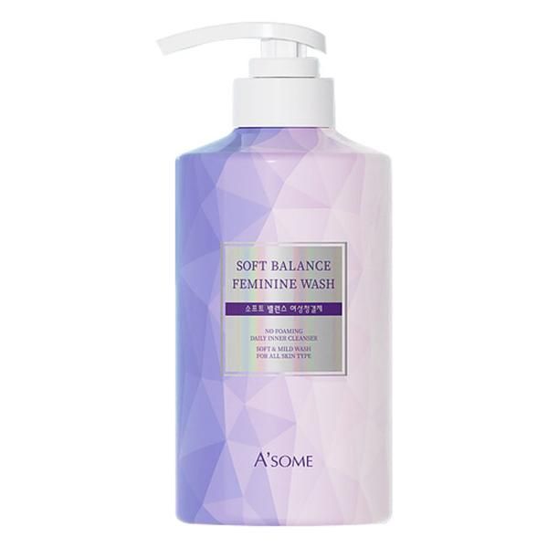 에이썸 저자극 질세정제 소프트 밸런스 여성 청결제 500ml /젤 임산부
