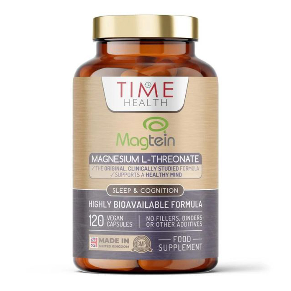 타임헬스 트레온산 <b>마그네슘</b> 120캡슐 2100mg 채정안 <b>마그네슘</b> 마그테인 영국산
