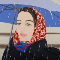 알렉스카츠 Alex Katz Blue Umbrella 2, 2020