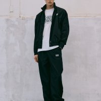 [마리떼] CLASSIC LOGO NYLON BASIC TRACK PANTS black