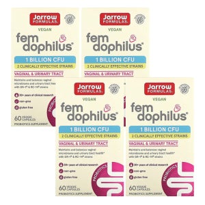 (아이허브) 자로우포뮬러스 4개X 우먼스 Fem Dophilus 베지 캡슐 60정 해외직구