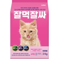 로반 잘먹잘싸 피부모질 고양이사료 황금알 2kg 1개