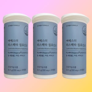 3통 여에스더 리스펙타 질유산균 닥터에스더