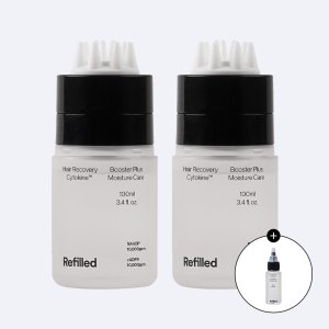 리필드 사이토카인 헤어토닉 부스터 100ml 2개 두피에센스 두피 쿨링 탈모 앰플 진정
