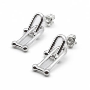 14K 골드링귀걸이 14k화이트골드 여자명품 스터드 데일리 귀걸이