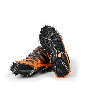 8포인트 피크 미끄럼방지 체인 아이젠 등산 아이스워킹 빈판길 신발 운동화용