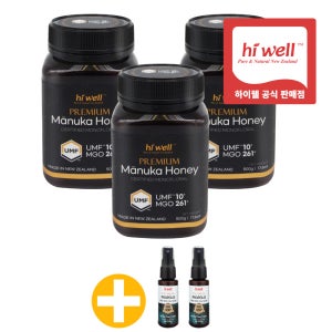 하이웰 마누카꿀 UMF10 500g 3개 Hiwell Manuka Honey
