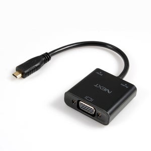 마이크로 HDMI to VGA 컨버터 NEXT-2417HVC-MR