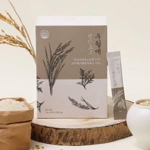 우월애 곡물효소 100포 편안 발효 대용량 소화 미숫가루맛 (100포X1BOX)