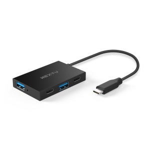 넥스트유 무전원 4포트 C타입 USB허브 스마트폰 노트북 맥북 고속 전송 USB 3.2
