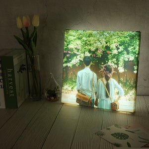 [별별추억] 캔버스 무드등 액자 주문제작