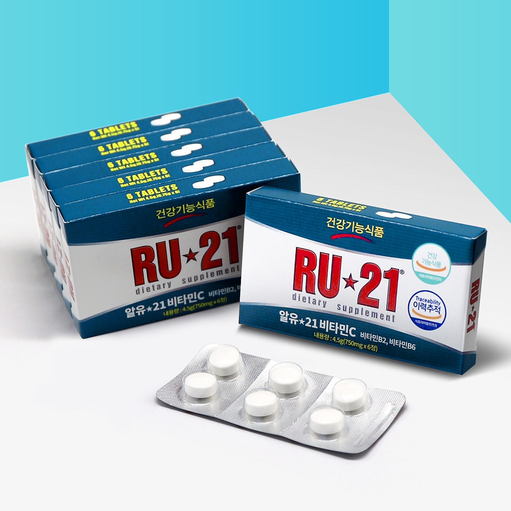 알유21 RU21 비타민C 6정 x 6갑 36정