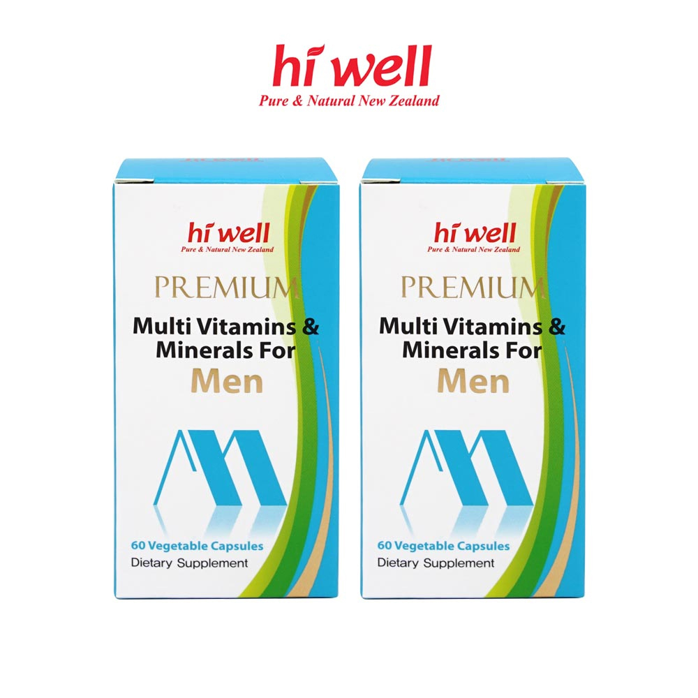 하이웰 <b>남성용 멀티비타민</b>+<b>미네랄</b> 60캡슐 x 2개