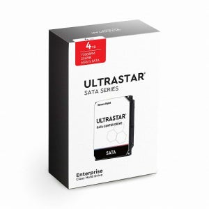 웨스턴디지털 [1팩상품] WD Ultrastar HDD 4TB DC HC310 HUS726T4TALA6L4 패키지 NAS 기업용 엔터프라이즈 하드디스크