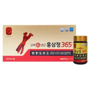 대한홍삼진흥공사 한삼수 고려6년근홍삼정365 240g x 4병 진액 농축액