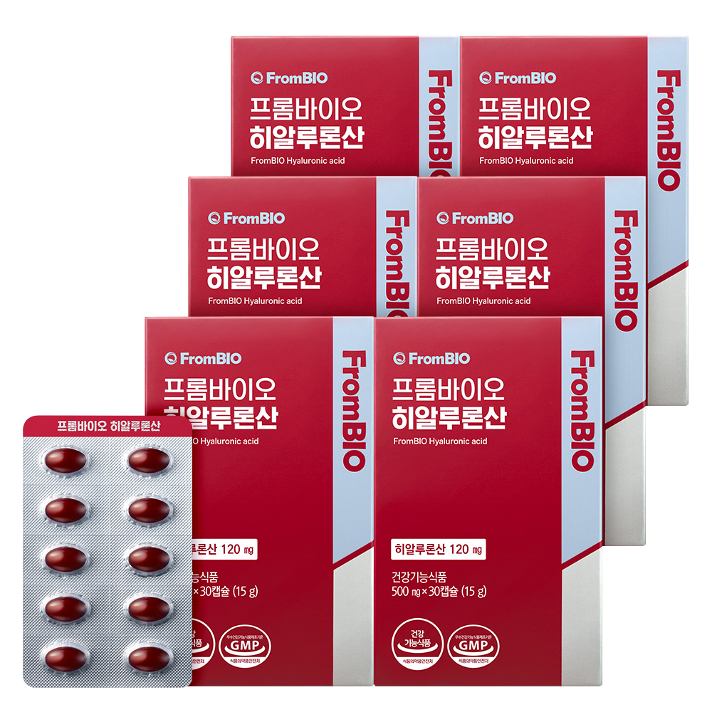 <b>프롬바이오 히알루론산</b> 6개월 30캡슐x6박스