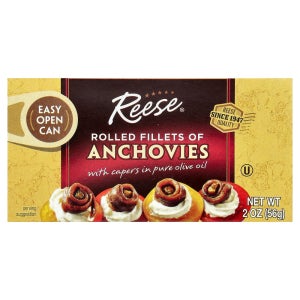 (아이허브) 리즈 Rolled Fillets of Anchovies 2 oz (56 g)