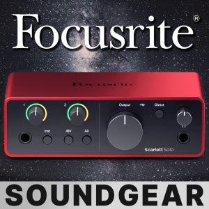 포커스라이트 스칼렛 솔로 4세대 Scarlett Solo 오디오인터페이스 홈레코딩 오인페 사운드기어