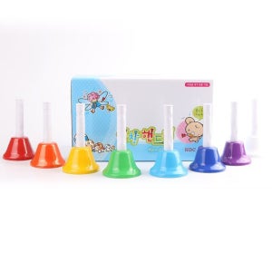 영창 8음 컬러 핸드벨 YCHB-8 유치원 어린이집 음악수업