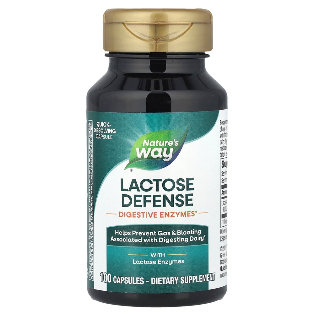 (아이허브) 네이처스웨이 <b>락타아제</b> 효소 포뮬라 캡슐 100정 해외직구