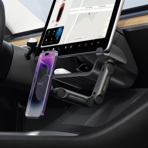 테슬라 모델3 모델Y 모니터 핸드폰 맥세이프 거치대 + 수납 박스 TEM-3