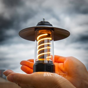 코일 랜턴 미니 감성 충전식 캠핑 LED 랜턴