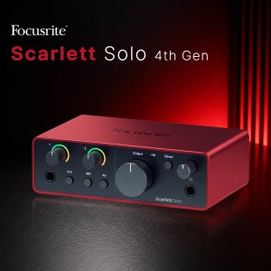 스칼렛 솔로 4세대 Scarlett Solo 4th Gen 오인페 Focusrite