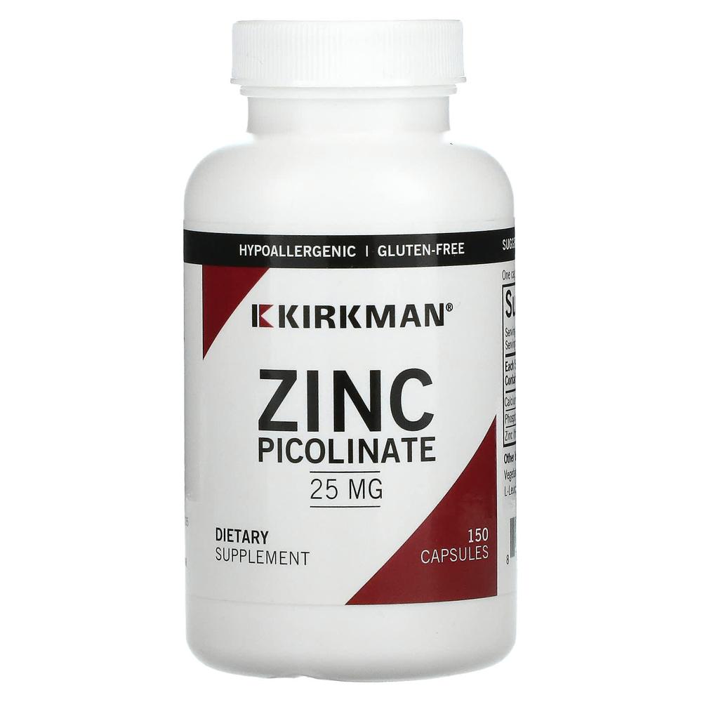 Kirkman Labs <b>징크피콜리네이트 25mg</b> 캡슐 150정
