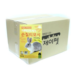 슈퍼파인 슈퍼프리미엄 손질 티모시 건초 3kg, 토끼건초, 기니피그, 친칠라 먹이 사료