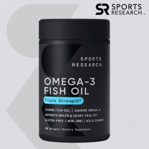 스포츠리서치 트리플 스트렝스 알티지 오메가3 1250mg 180정