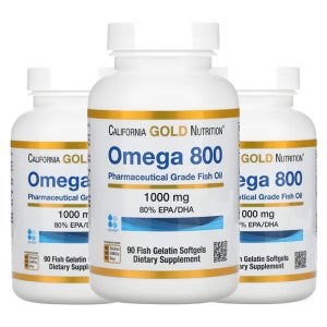 CGN fatty acid 오메가3 오메가800 골드 개런티 1000mg 90정3통