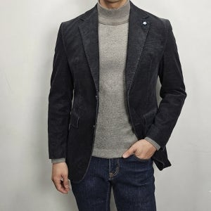 파렌하이트 남자 자켓 가을 겨울 몰스킨/ 벨벳 면스판 셋업정장 캐주얼 남성 블레이저
