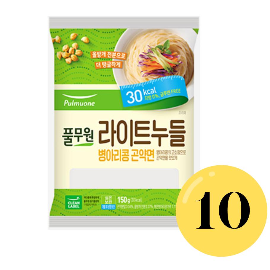 <b>풀무원</b> 별미 라이트누들 (150gx10개) 홈파티 자취 여름 야식 간식
