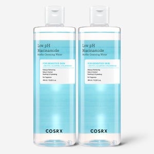 코스알엑스 약산성 나이아신아마이드 미셀라 클렌징 워터 400ml, 2개