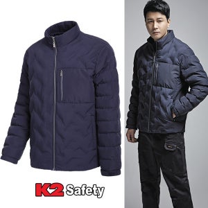 K2 세이프티 남성 겨울 경량 패딩 점퍼 역시즌 등산 작업 슬림 자켓 F3101
