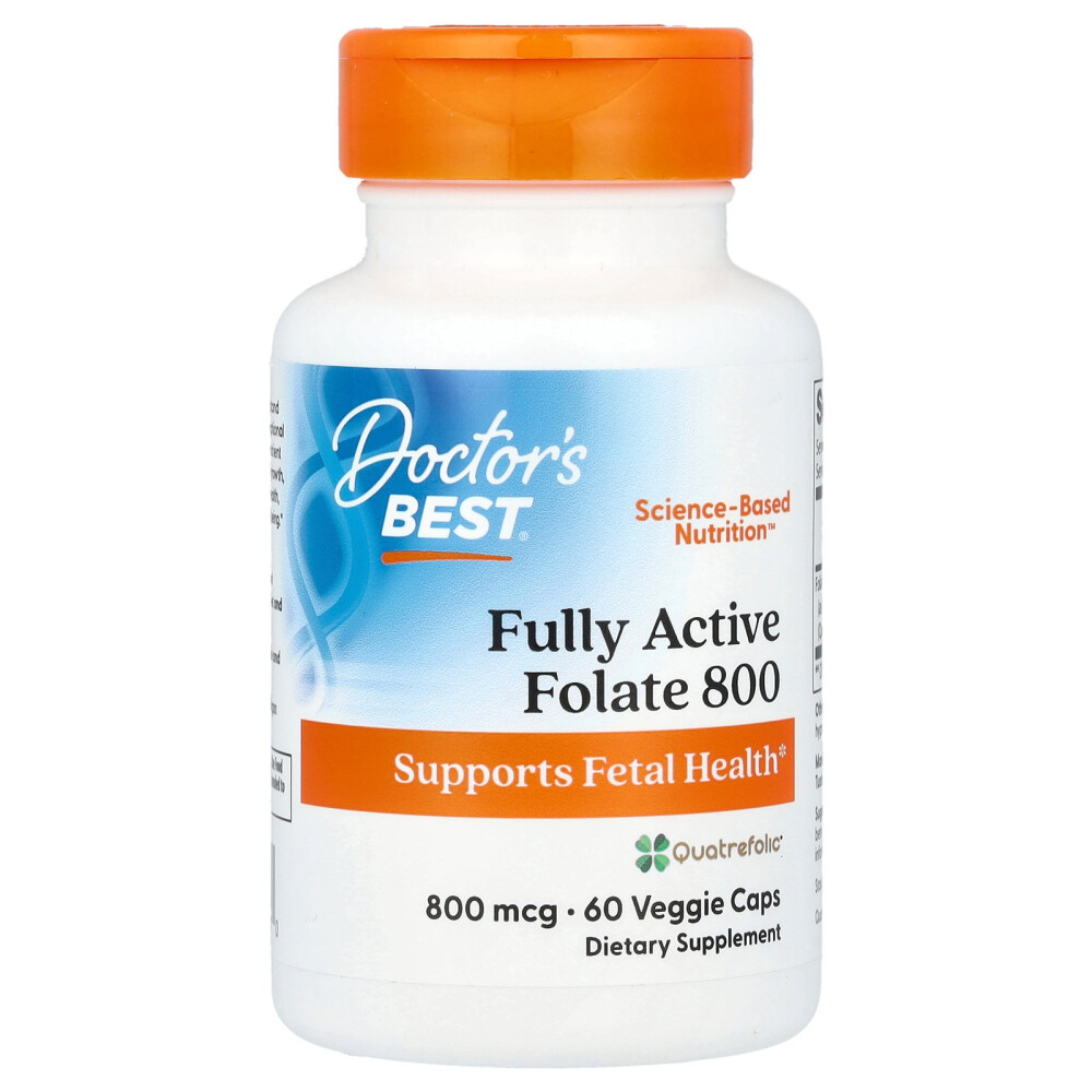 (아이허브) 닥터스베스트 완전 활성 엽산 800 800mcg 베지 캡슐 60정