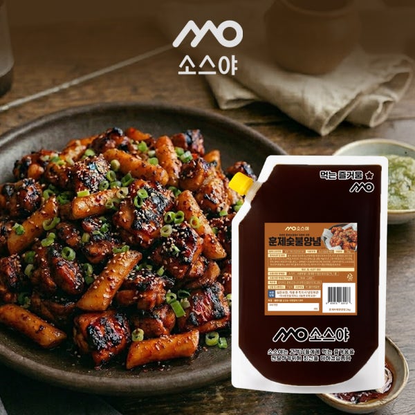 소스야 지코바 스타일 양념 소스 숯불 치킨 바베큐 2kg