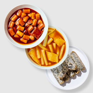 [금미옥] 떡볶이와 김말이 버무리 세트 (쌀떡 밀떡 즉석떡볶이 튀김)