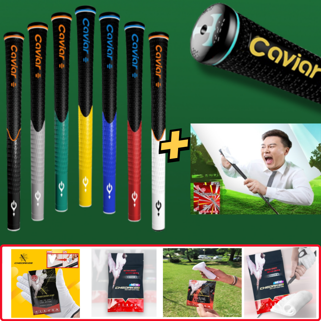 캐비어그립 골프그립 드라이버 아이언교환 싸이클론 TPS 교체 S토크 블랙 46g
