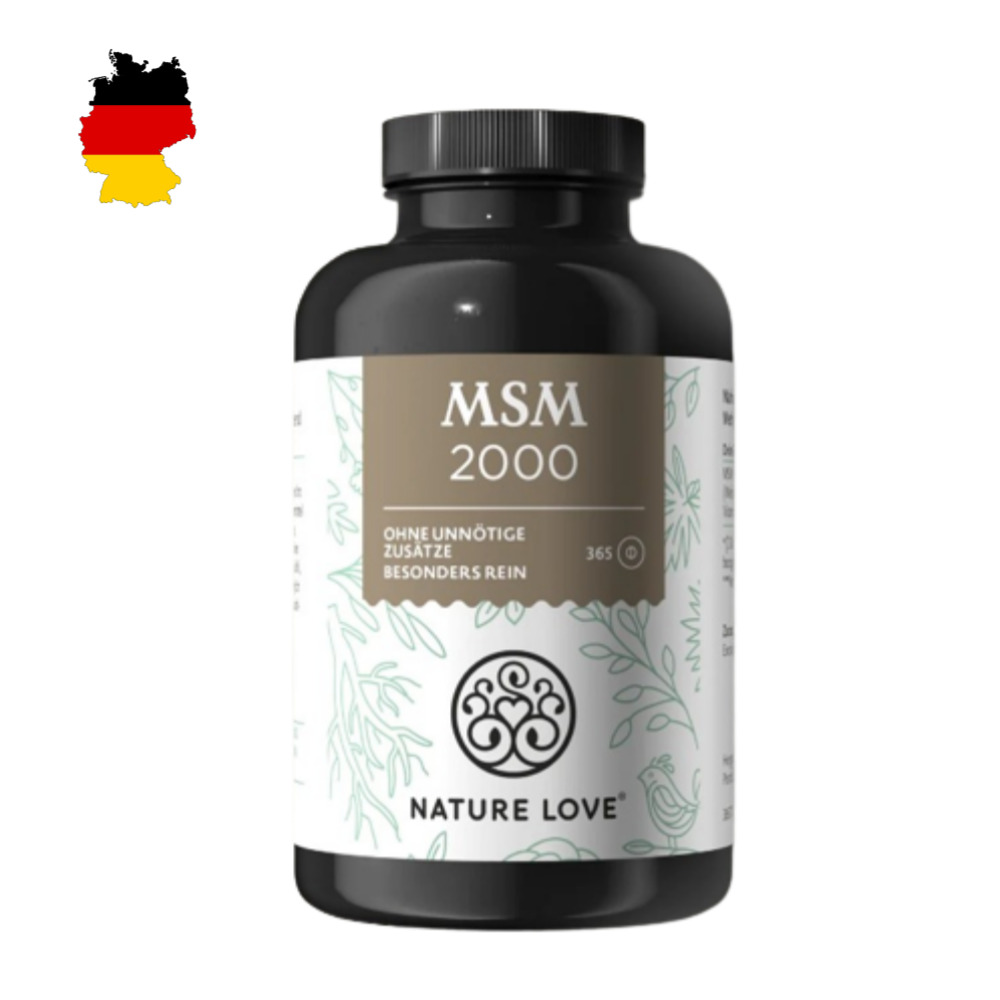 독일, <b>네이처러브 MSM</b> 2000mg+Vitamin C정제 6개월
