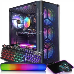 STGAubron 게임용 데스크탑 PC 컴퓨터 Intel Core i7 3.4GHz