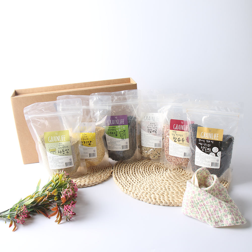Mixed Grains Gift Set (Value Type, 100% Domestic Korean, 6 or 4 Varieties)