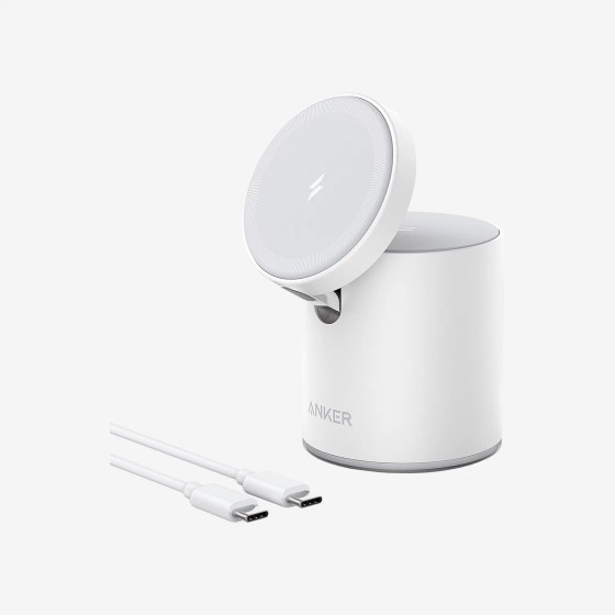 앤커 맥고 2 in 1 맥세이프 무선충전기