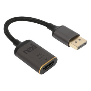 8K DP to HDMI 2.1v 컨버터 변환젠더60Hz 듀얼모니터 케이블 디스플레이포트