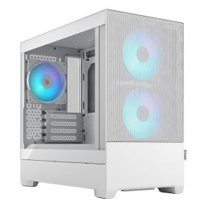 Fractal Design Pop Mini Air RGB Clear 강화유리 White (미니타워)