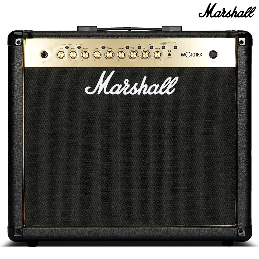 Marshall 마샬 기타 앰프 스피커 풋스위치 헤드셋 연결 MG101GFX