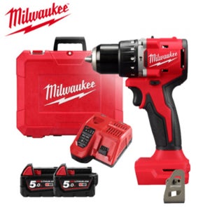 밀워키 M18 BLPDRC-502C 18V 5.0Ah 콤팩트 브러쉬리스 해머드릴