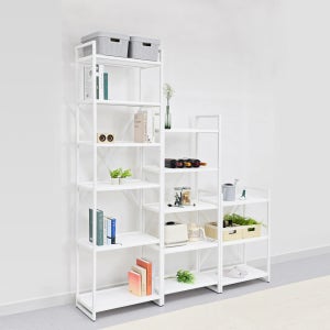 모아미 수납 선반 조립식 책장 팬트리 주방 거실 세탁실 다용도 선반3단 600/SB01